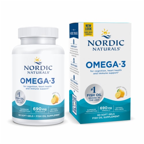 Nordic Naturals® Omega-3 Soft Gels Perspective: top