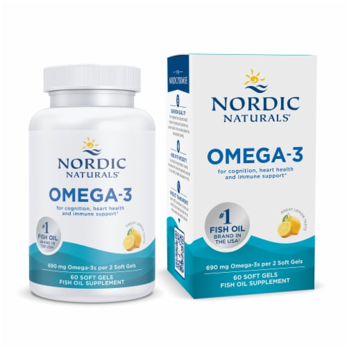 Nordic Naturals® Omega-3 Soft Gels Perspective: top