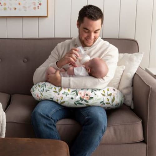 Boppy Original Nursing Pillow and Positioner Pink Garden 1 ct Fry s Food Stores