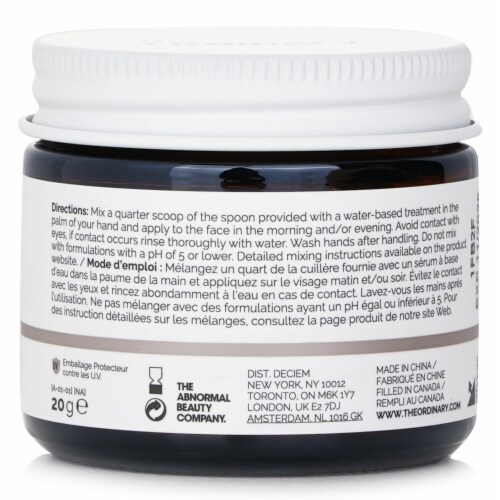 The Ordinary 100% Niacinamide Powder 20g/0.7oz Perspective: top