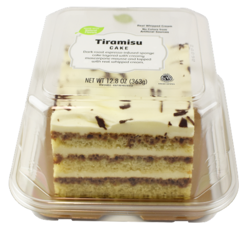 Tiramisu Layer Cake Perspective: top
