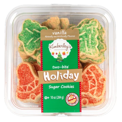 Kimberley's Bakeshoppe Holiday Mini Sugar Cookies Perspective: top