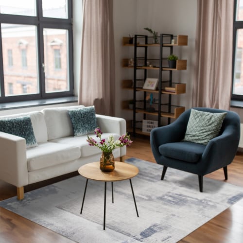 Korhani Home Glendale Washable Area Rug Perspective: top