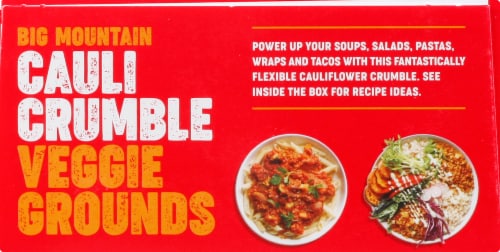 Big Mountain Foods Cauli Crumble Veggie Grounds Perspective: top