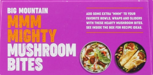 Big Mountain Foods Mighty Mushroom Bites Perspective: top