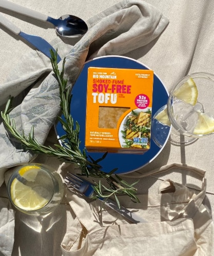 Big Mountain Foods Smoked Soy-Free Tofu Perspective: top