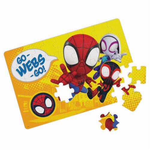 Marvel Spidey and His Amazing Friends Floor Puzzle Perspective: top