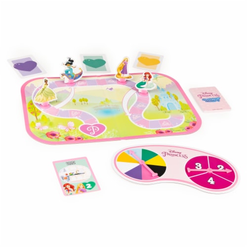 Crayola Disney Princess Scavenger Scurry Board Game Perspective: top