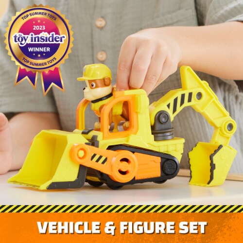 Spin Master Rubble & Crew™ Rubble's Bulldozer Toy Truck Perspective: top