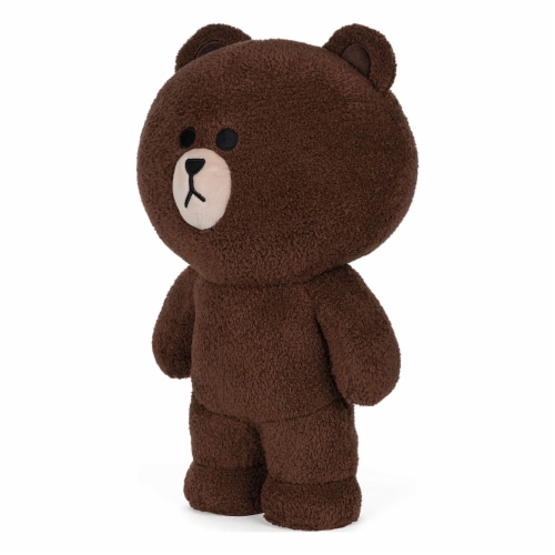 Gund Line Friends Brown Bear 14 Inch Plush Figure 6054354, 1 Unit - Kroger