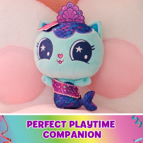 Gabby's Dollhouse Celebration Series MerCat Purr-ific Party Plush Perspective: top