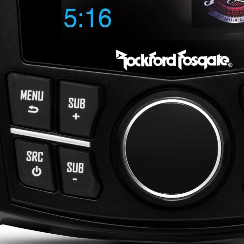 Rockford Fosgate PMX-3 Punch Marine ATV Boat Satellite Digital Media Receiver Perspective: top