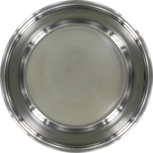Durapet Stainless Steel Pet Bowl Perspective: top