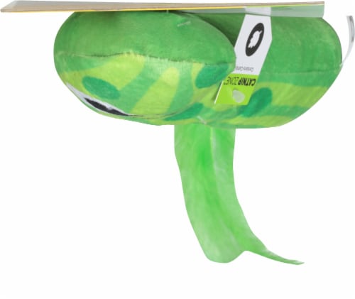 Pet Zone® Jumbo Pickle Kicker Cat Toy Perspective: top