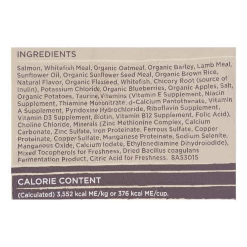 Castor & Pollux® Pristine® Wild-Caught Salmon and Oatmeal Recipe Dry Adult Dog Food Perspective: top