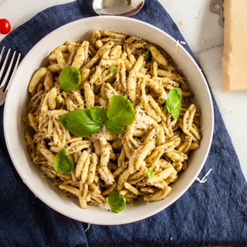 Isola Bronze Cut Rigatoni Pasta Perspective: top