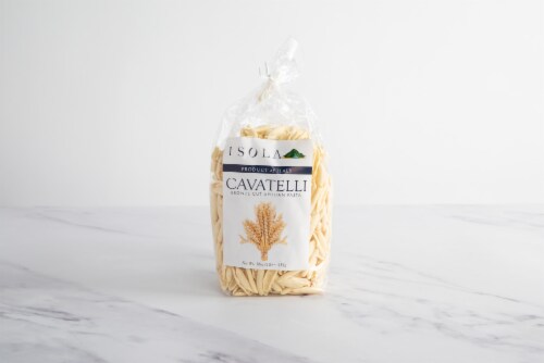 Isola Cavatelli Pasta Bronze Cut Perspective: top