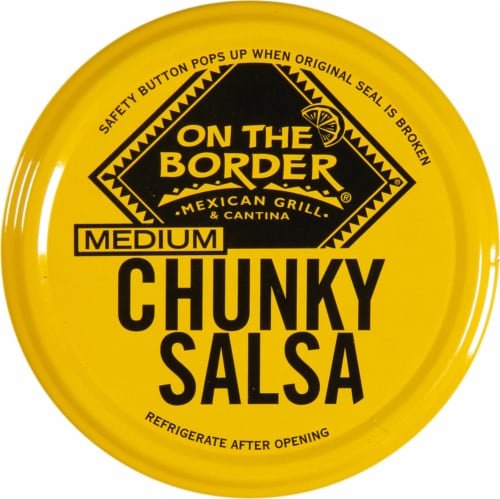 On The Border® Medium Chunky Style Salsa Perspective: top