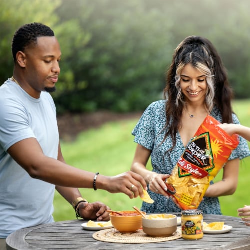On The Border® Café Style Tortilla Chips Perspective: top
