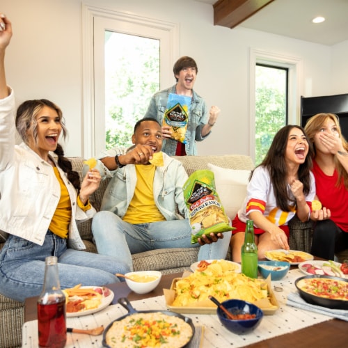 On The Border® Rounds Tortilla Chips Perspective: top