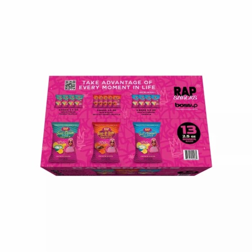 Rap Snacks Nicki Minaj Variety Pack Chips (Pack of 13) Perspective: top