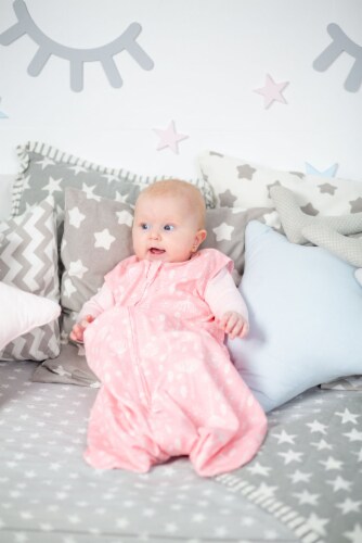 Bublo Baby Wearable Blanket, Cotton Sleep Sacks for 6-12 Months, 100% Cotton, Medium Size Perspective: top