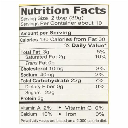 California Farms Sweetened Condensed Milk - Case of 24 - 14 Fl oz. Perspective: top