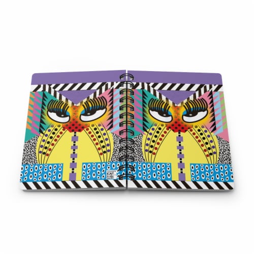 Lined Notebook Spiral Anime Character Owl College Ruled Notebook for Journaling Perspective: top