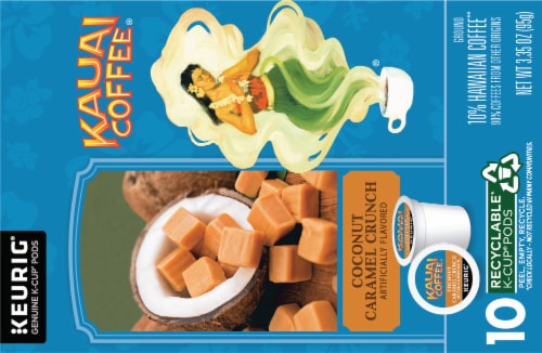 Kauai® Coconut Caramel Crunch K-Cup® Coffee Pods Perspective: top