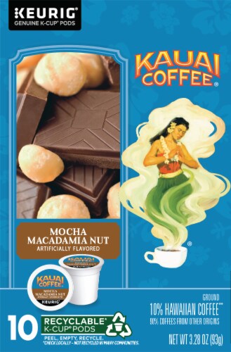 Kauai Coffee® Mocha Macadamia Nut K-Cup® Coffee Pods Perspective: top