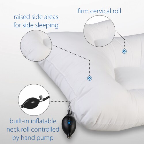 Core Products Air Core Adjustable Cervical Support Pillow Perspective: top