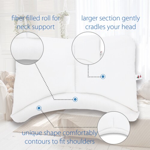 Core Products Cervalign, Firm Cervical Support Pillow, 6 Perspective: top