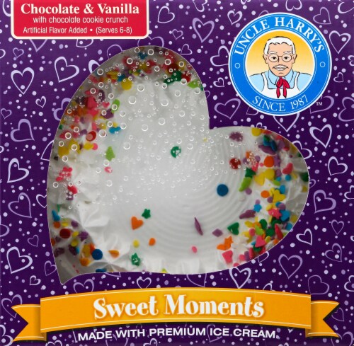 Uncle Harry's™ Chocolate/Vanilla Ice Cream Cake Perspective: top