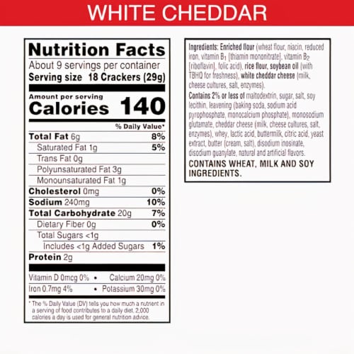 Cheez-it Grooves Crispy Cracker Chips (Pack of 10) Perspective: top
