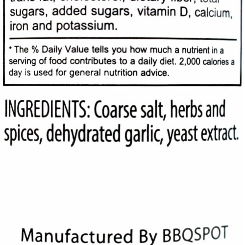 Old World Spices & Seasonings 8439564 6 oz Rub Your Chicken Poultry Perspective: top