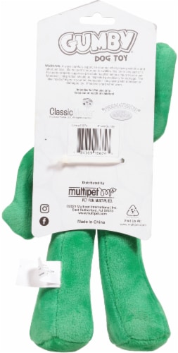 Multipet® Gumby Plush Dog Toy Perspective: top