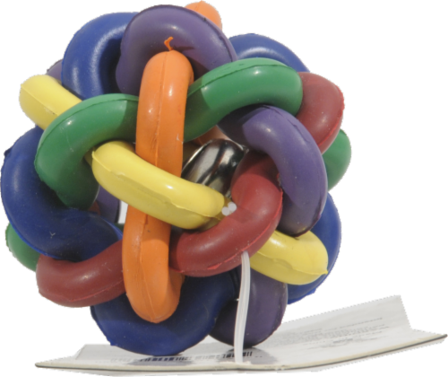 Multipet Mini Nobbly Wobbly Dog Ball Perspective: top
