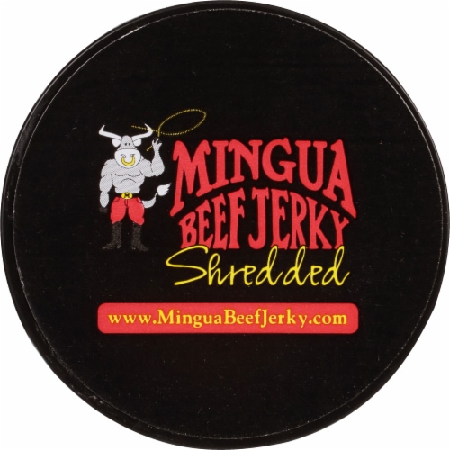 Mingua Shredded Mild Beef Jerky Perspective: top