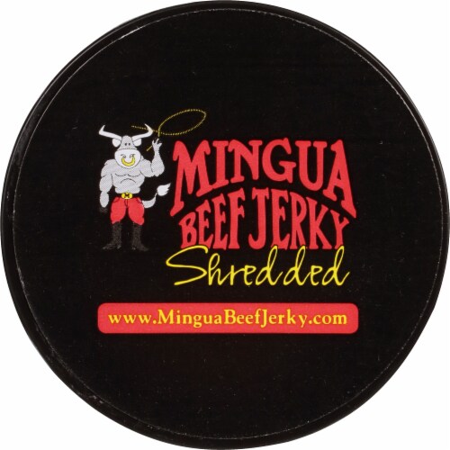 Mingua Shredded Mild Beef Jerky Perspective: top