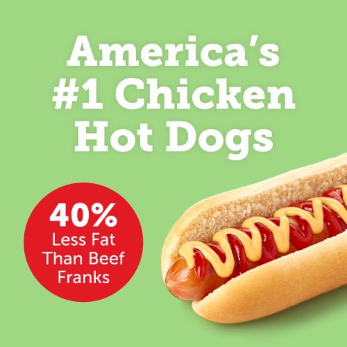 Gwaltney Original Chicken Hot Dogs Perspective: top