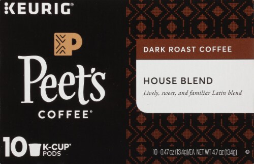Peet's® House Blend Dark Roast K-Cup Coffee Pods Perspective: top