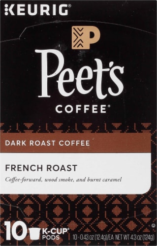 Peet's® French Roast Dark Roast K-Cup Coffee Pods Perspective: top