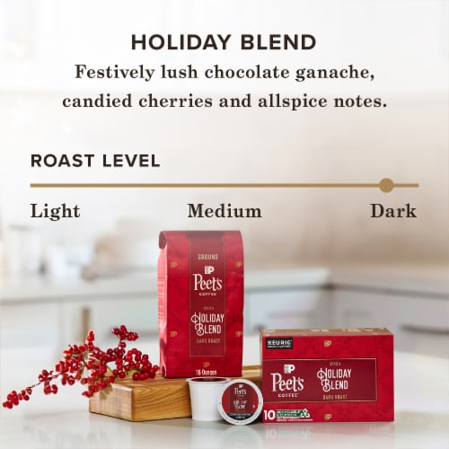 Peet's® Holiday Blend Ground Coffee Perspective: top