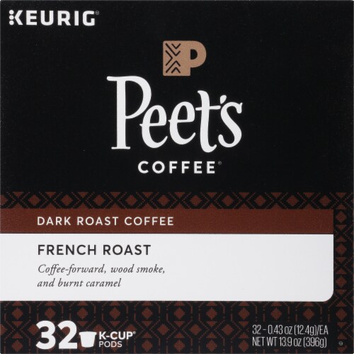 Peet's® French Roast Dark Roast K-Cup Coffee Pods Perspective: top