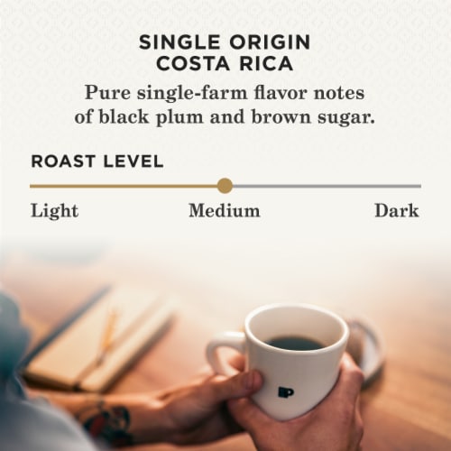 Peet's® Costa Rica Medium Roast Ground Coffee Perspective: top