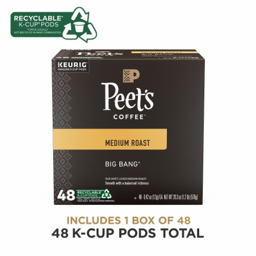 Peet's® Big Bang® Medium Roast K-Cup® Coffee Pods Perspective: top
