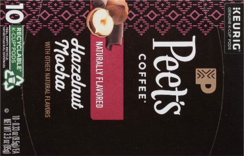 Peet's Coffee® Hazelnut Mocha K-Cup Coffee Pods Perspective: top
