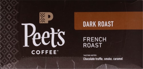 Peet's® French Roast Dark Roast K-Cup Coffee Pods Perspective: top