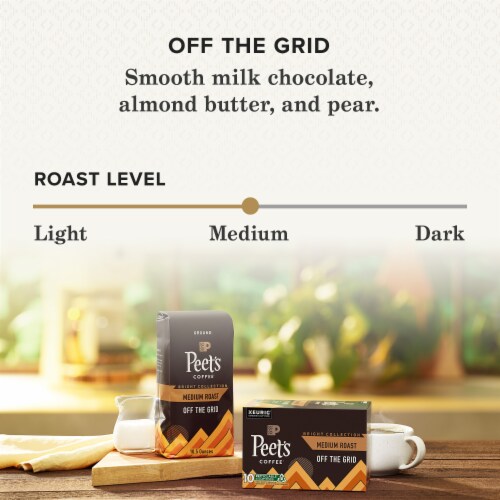 Peet's Coffee® Off The Grid Medium Roast K-Cup® Coffee Pods Perspective: top