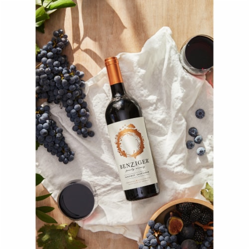 Benziger Family Winery Cabernet Sauvignon California Red Wine Perspective: top